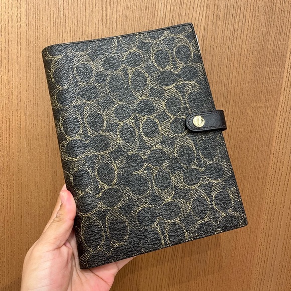 Coach Notebook In Signature Canvas - Picture 2 of 7